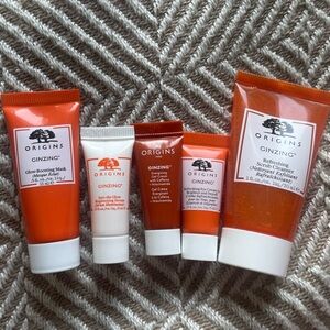 Travel set 5 Origins GinZing Skincare Collection